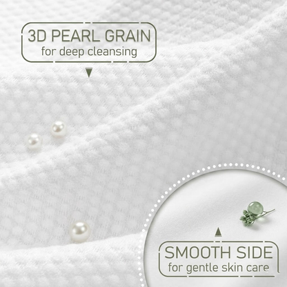 Zopylientocosh Premium Disposable Facial Cleansing Towels - Extra Thick Biodegradable Face Wipes - Ultra Soft 100% Pure Cotton Tissues for Daily Skincare